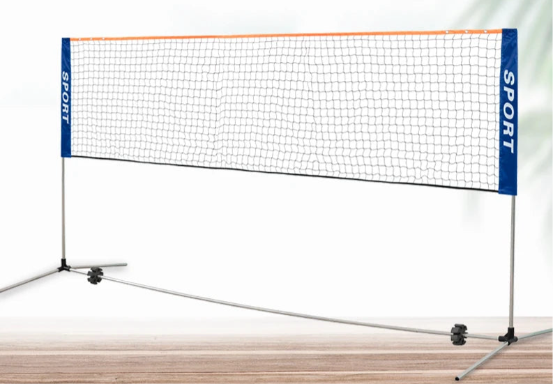 Badminton net frame portable