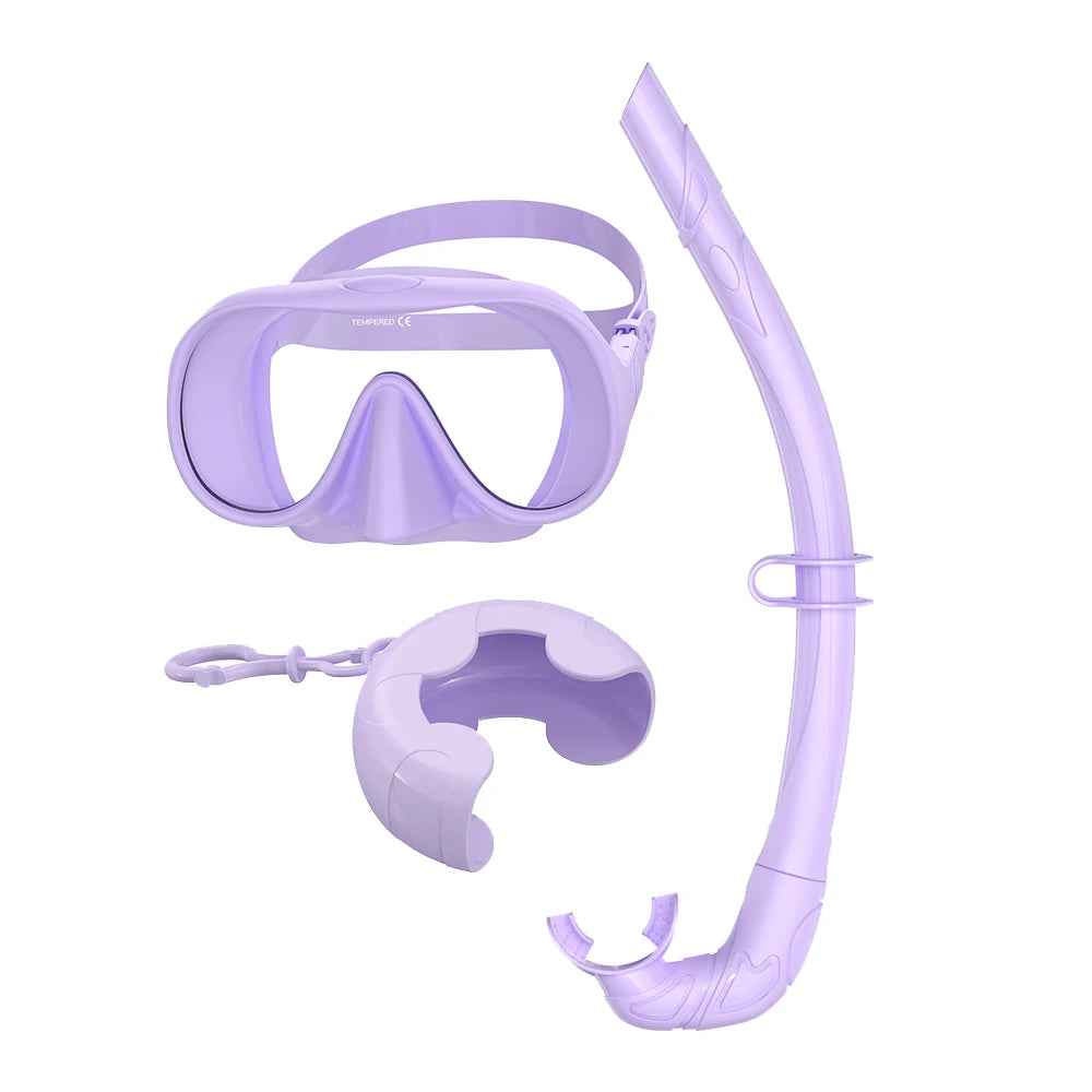 Ensemble masque et tuba disponible en plusieurs couleurs