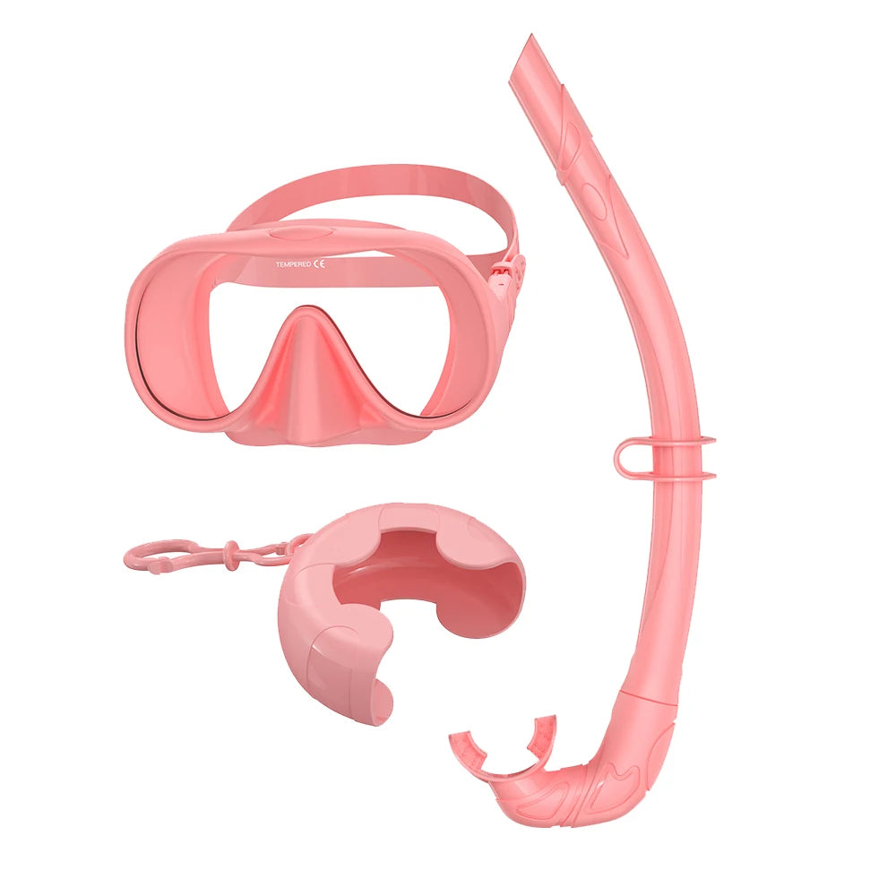 Ensemble masque et tuba disponible en plusieurs couleurs