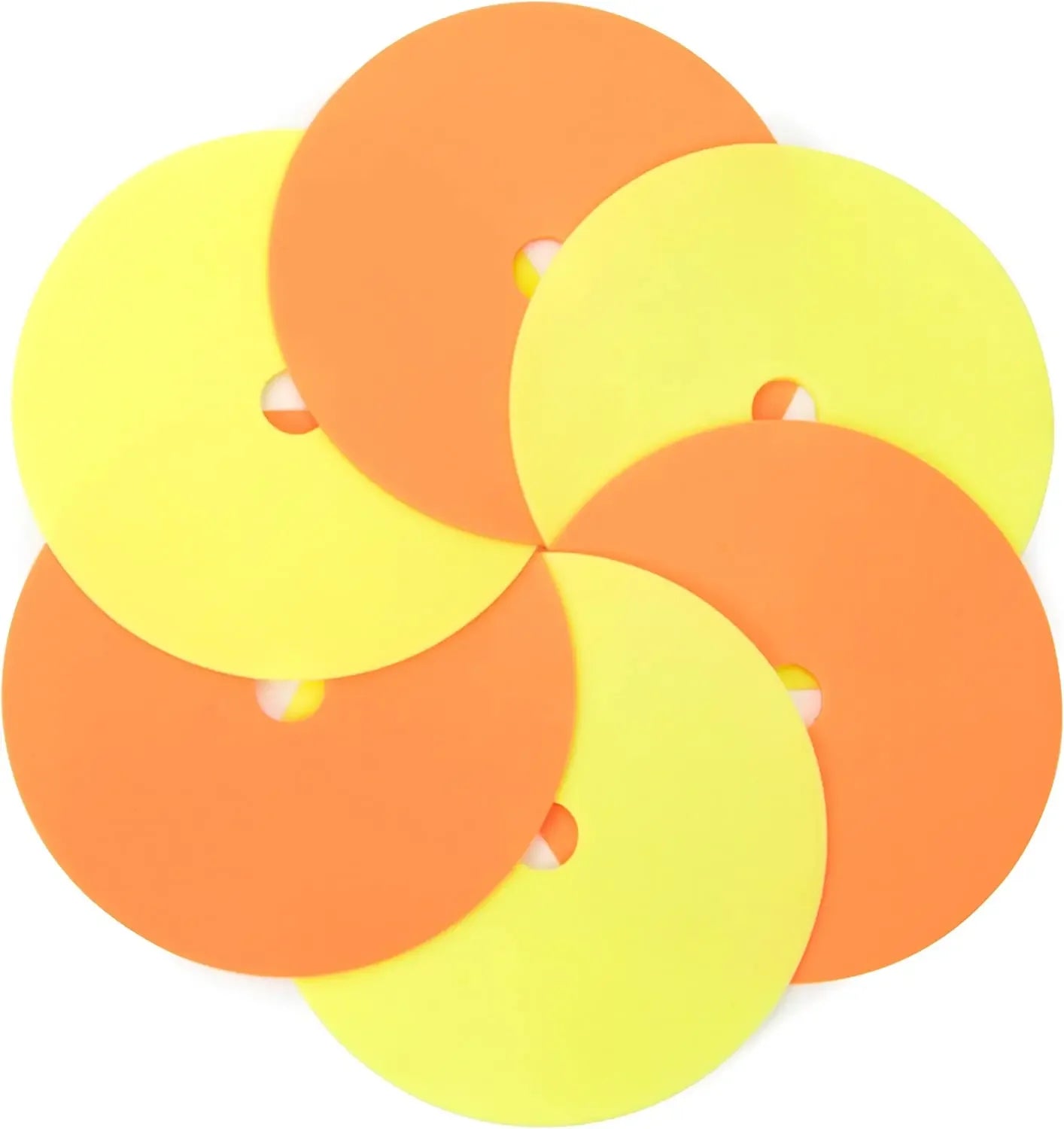 10pcs disque plat entraînement football