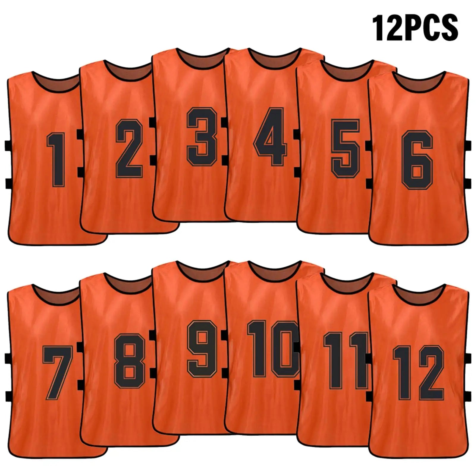 6/12PCS chasuble plusieurs tailles et couleurs