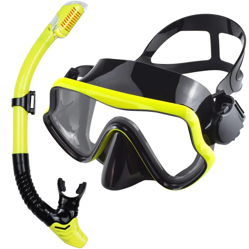 Ensemble masque et tuba disponible en plusieurs couleurs