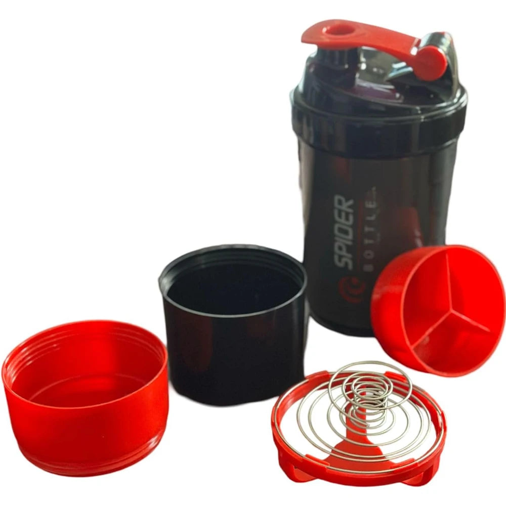 Bouteille pour faire des shake protéines portable