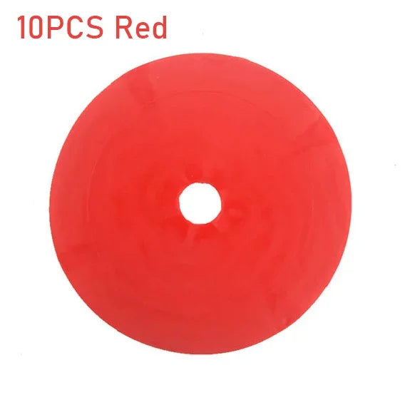 10pcs disque plat entraînement football