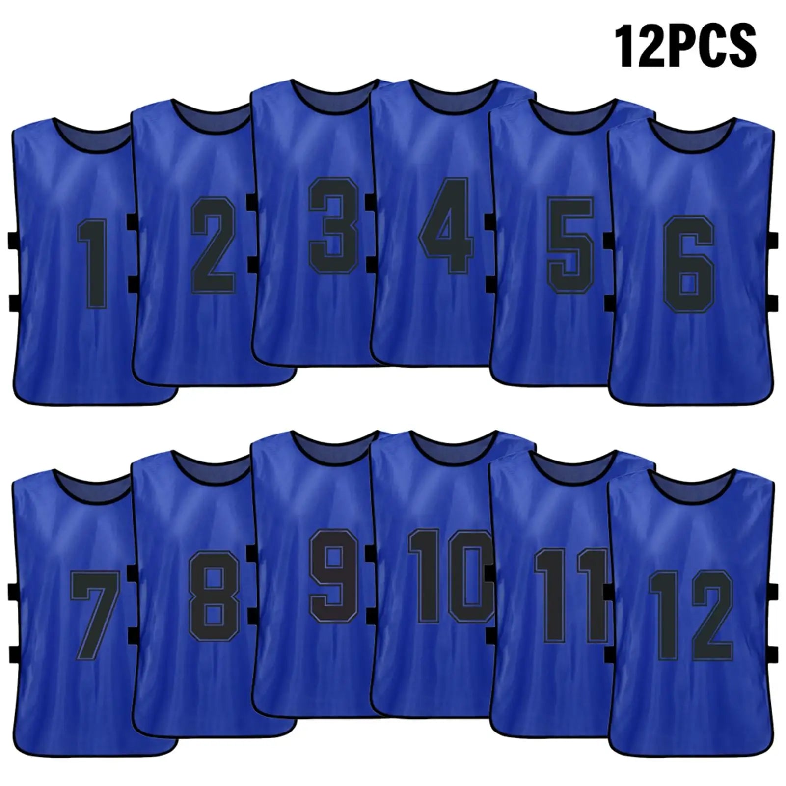 6/12PCS chasuble plusieurs tailles et couleurs