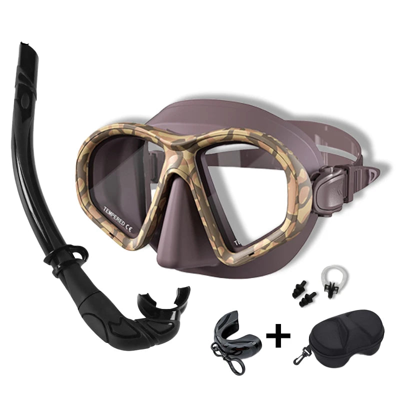 Ensemble masque et tuba disponible en plusieurs couleurs