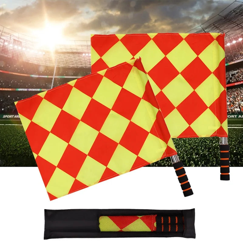 2pcs/Pack football drapeau d’arbitre