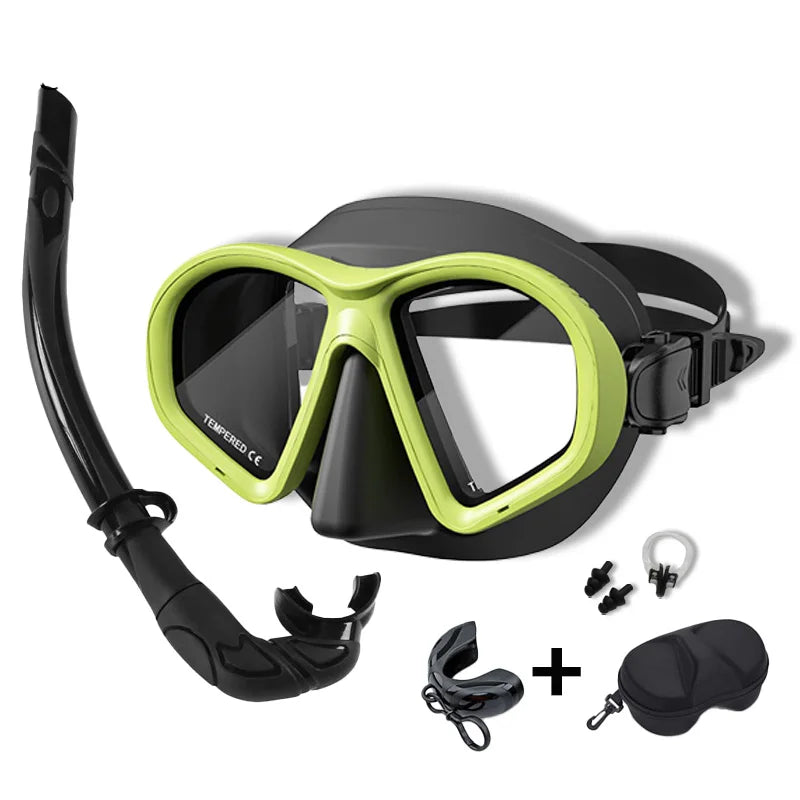 Ensemble masque et tuba disponible en plusieurs couleurs