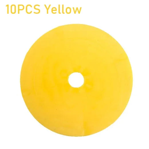 10pcs disque plat entraînement football
