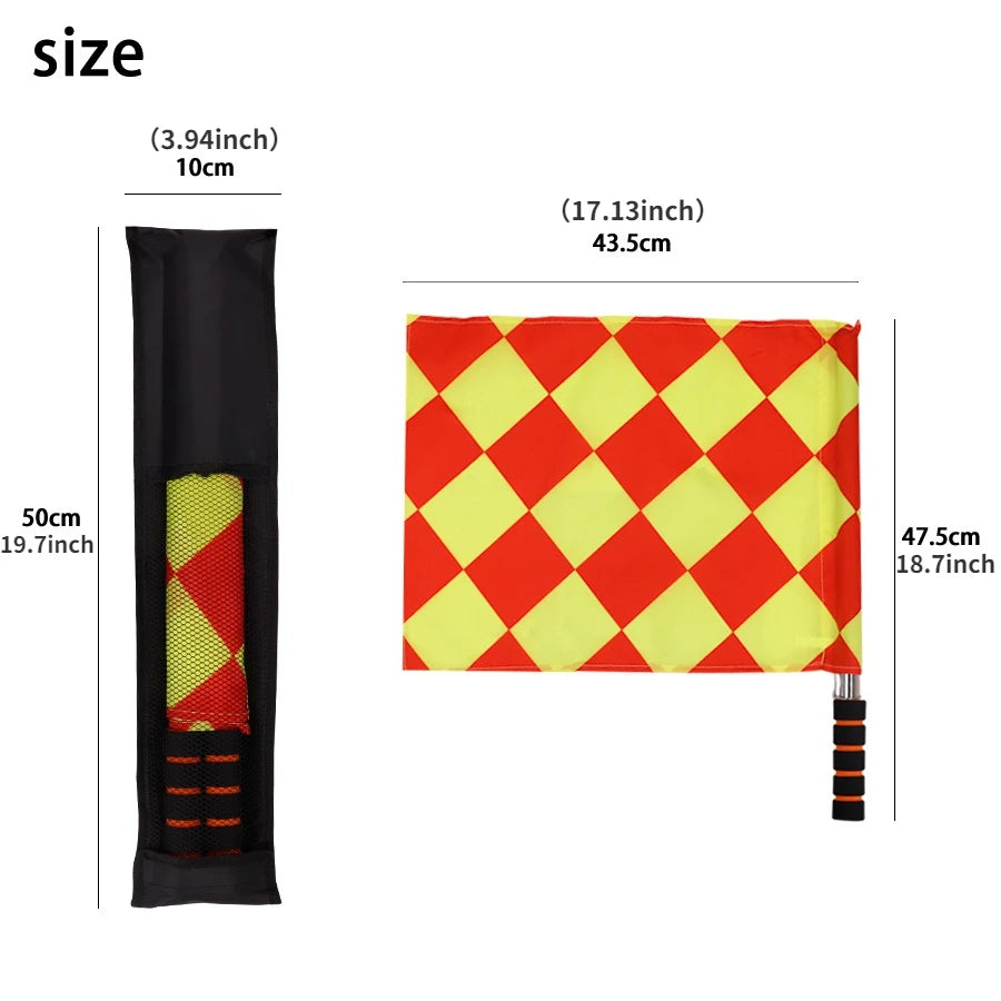 2pcs/Pack football drapeau d’arbitre