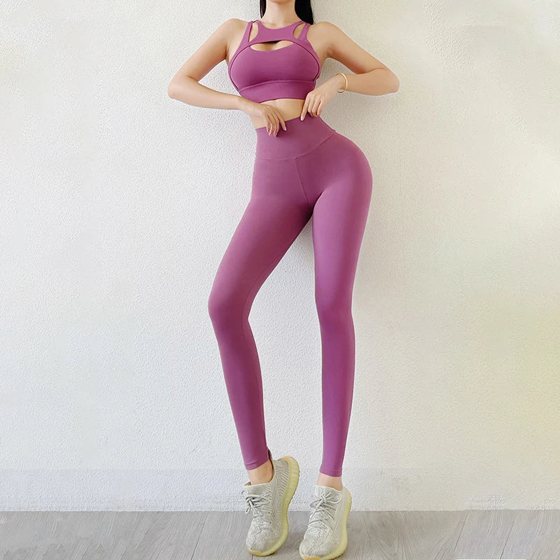 Vêtement femme fitness 2pcs