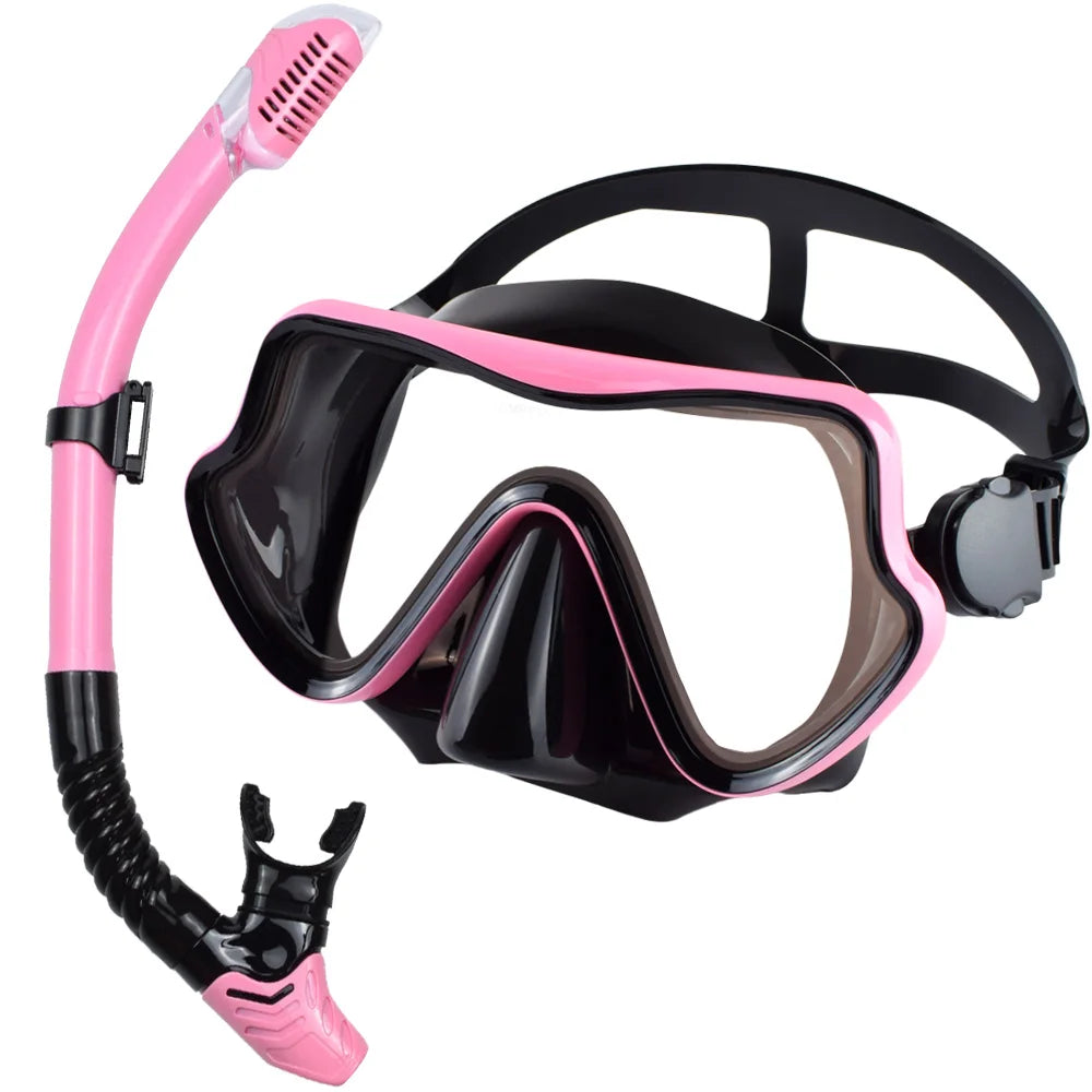 Ensemble masque et tuba disponible en plusieurs couleurs