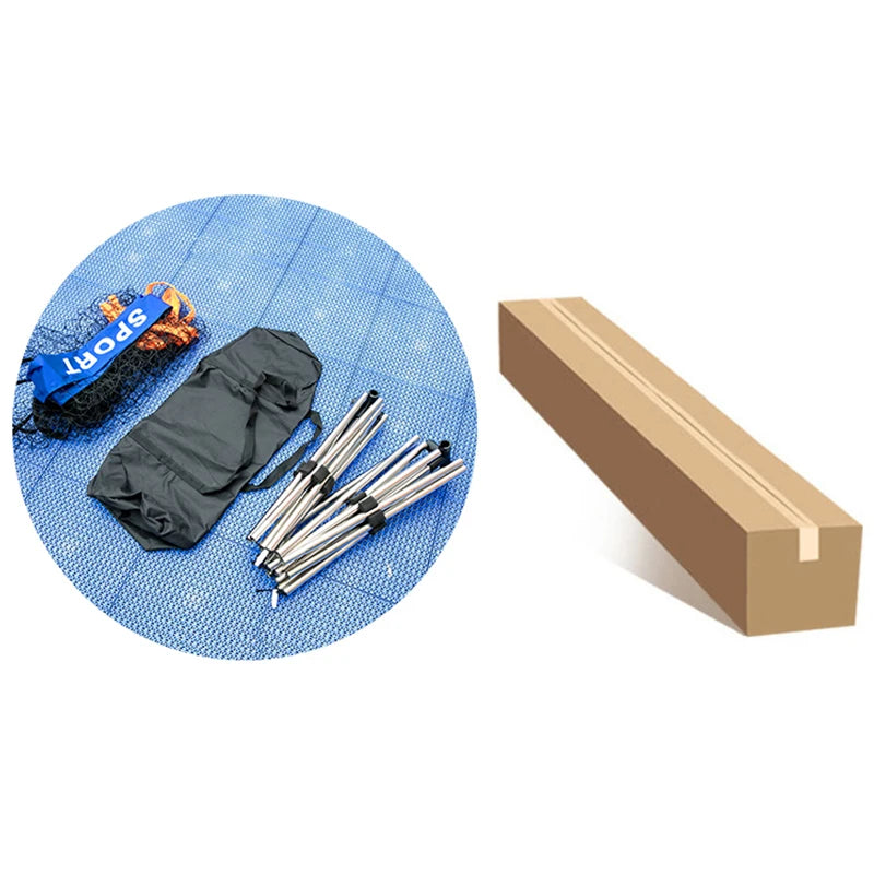 Badminton net frame portable