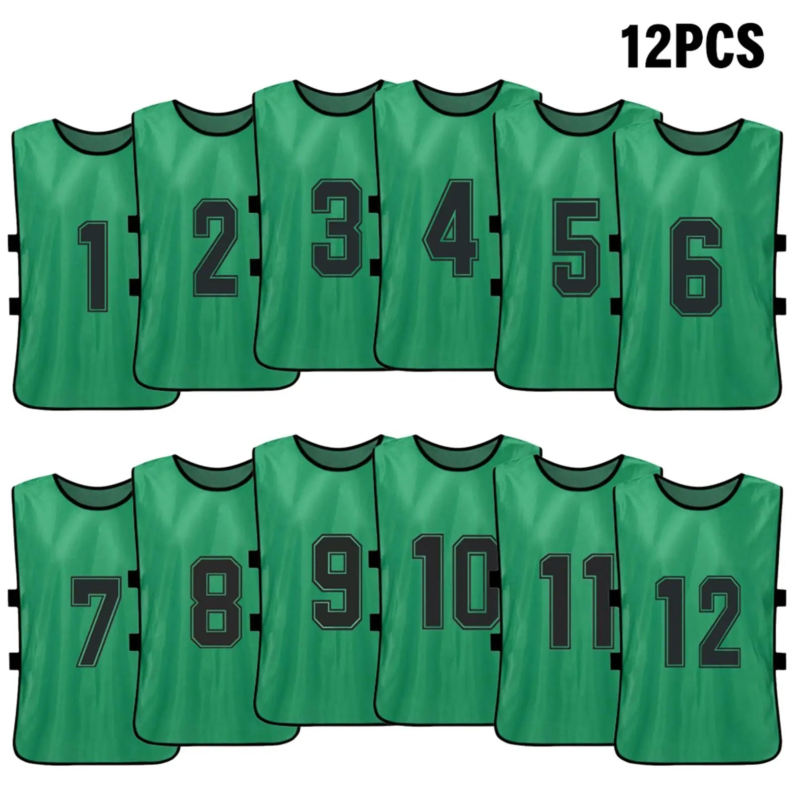 6/12PCS chasuble plusieurs tailles et couleurs