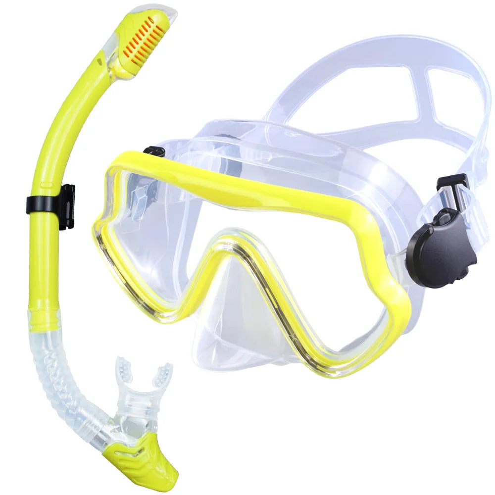 Ensemble masque et tuba disponible en plusieurs couleurs