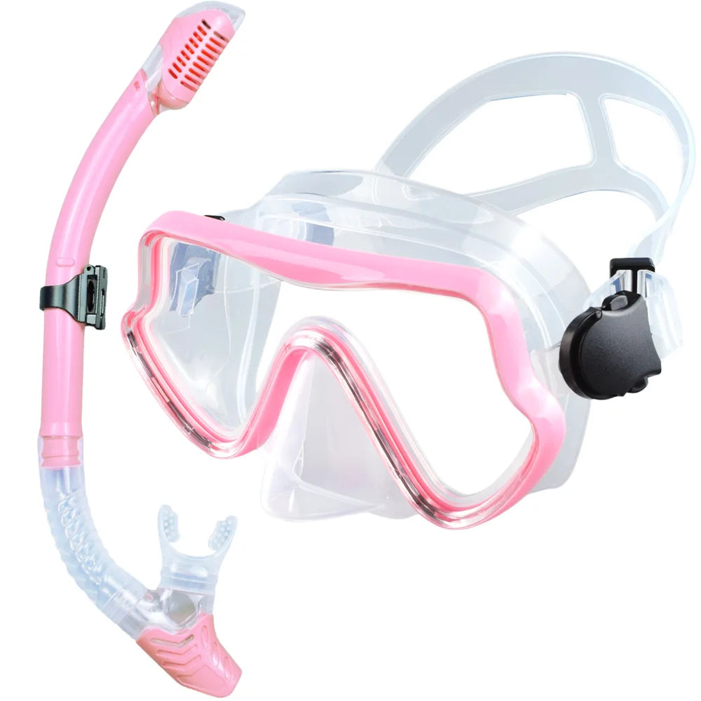 Ensemble masque et tuba disponible en plusieurs couleurs