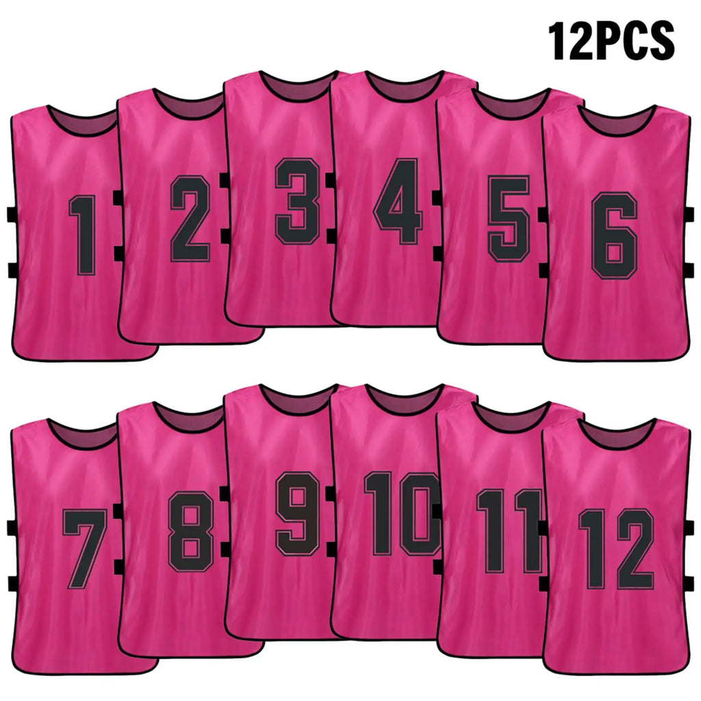 6/12PCS chasuble plusieurs tailles et couleurs