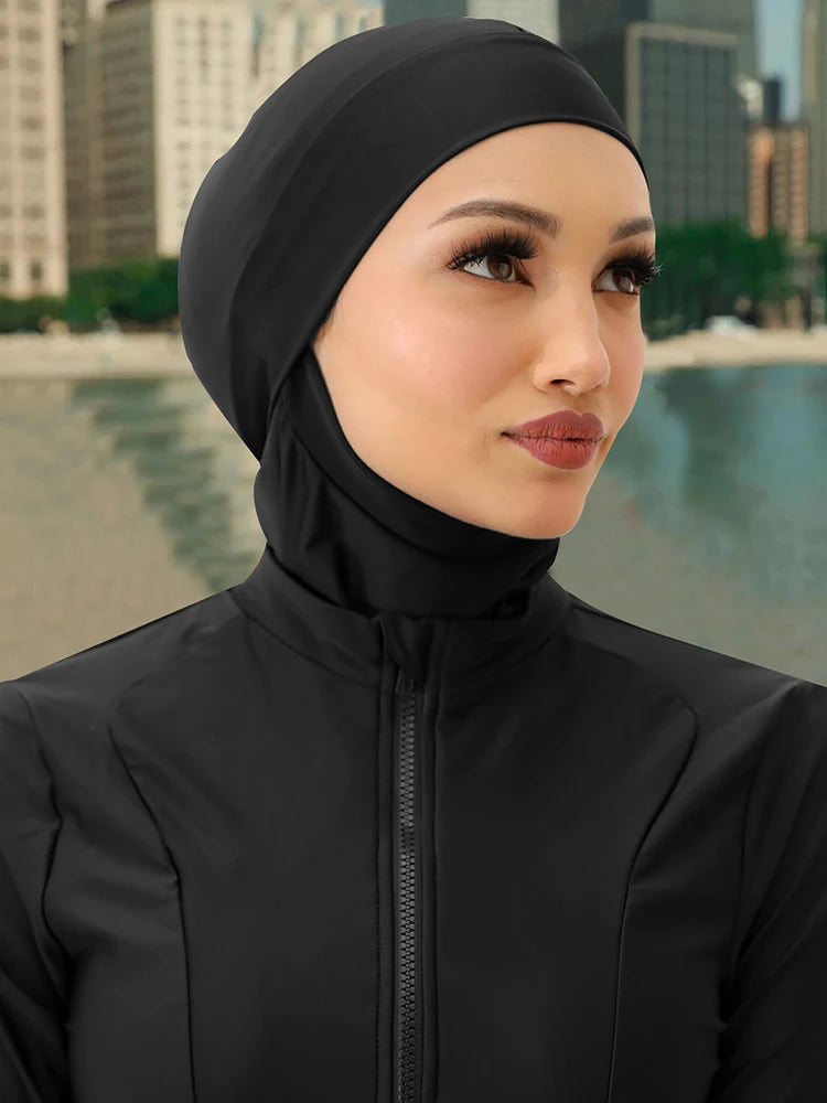 Burkini femme avec hijab intégré