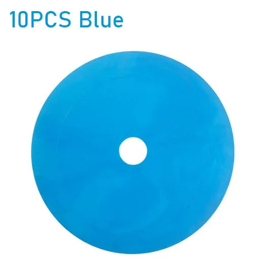 10pcs disque plat entraînement football